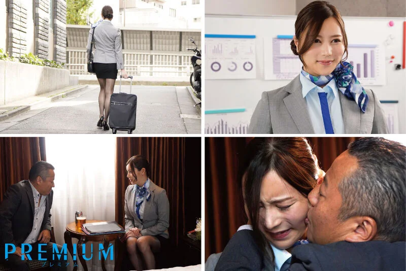 [PRED-483] [English Subtitles] Beautiful Legs Flight Attendant Corrupted by a Stalking Old Man... Training Flight to a Flesh Toilet Shiramine Miu